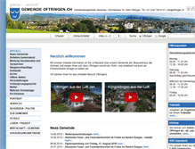 Tablet Screenshot of oftringen.bwise.ch